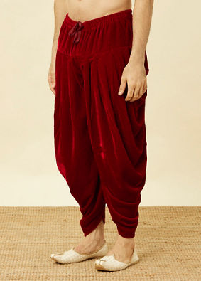 Attractive Red Patiala image number 2